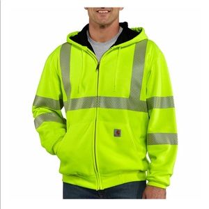 HIGH-VISIBILITY THERMAL-LINED CARHARTT SWEATSHIRT